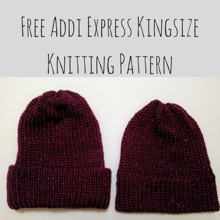 Free Addi Express Kingsize Knitting Pattern