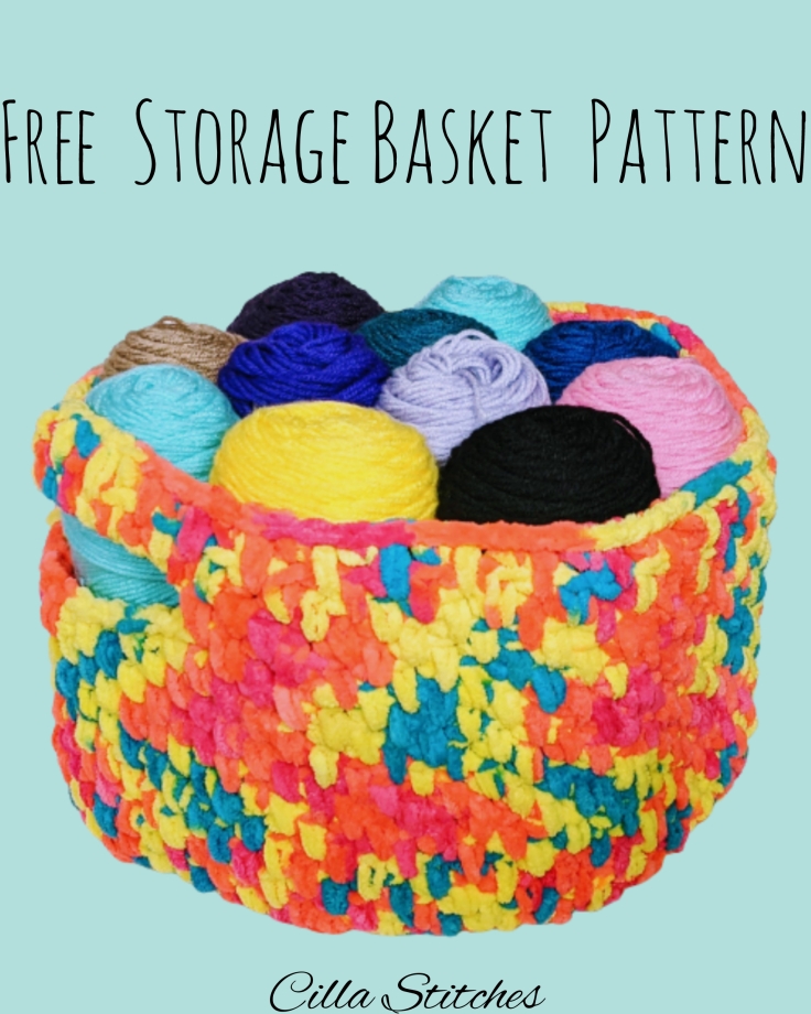 Crochet Basket – Cilla Stitches